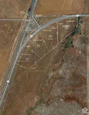 Plat Map. Illustrating lot boundaries, parcel identifiers, and surrounding infrastructure