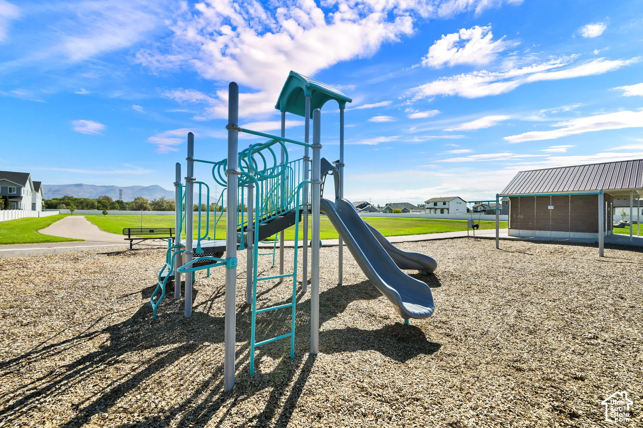 Playground less than a mile away