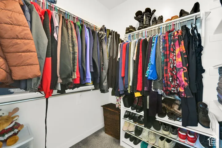 Walk-in master closet