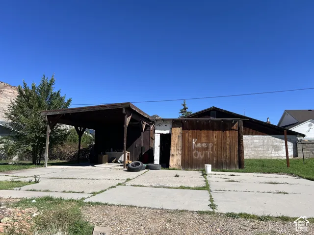 Carport and shed