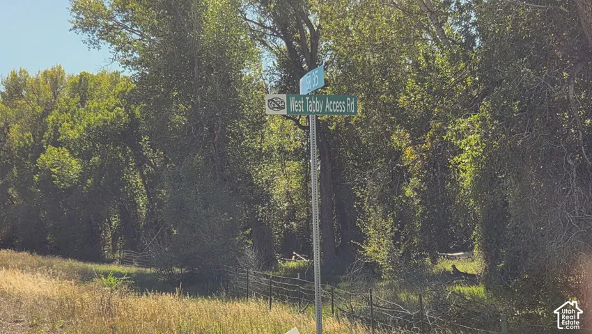 IN TABIONA, START HERE:  Turn Off Main Hwy onto West Tabby Access Road...