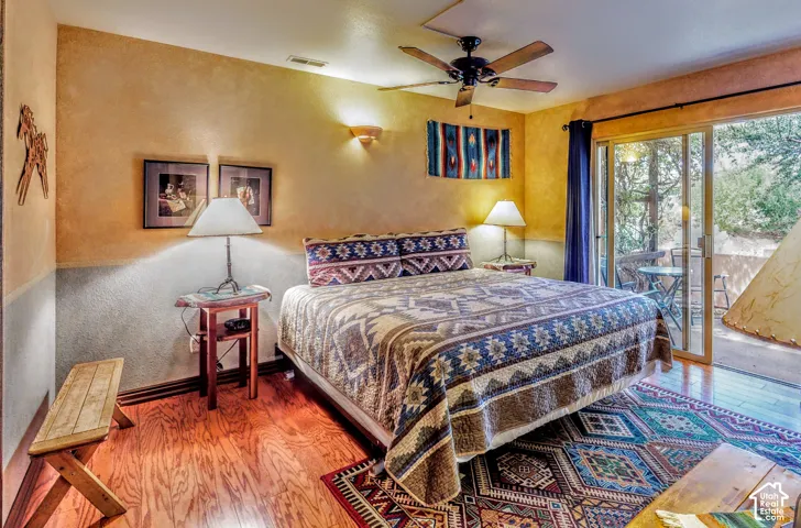 Hardwood-style flooring throughout