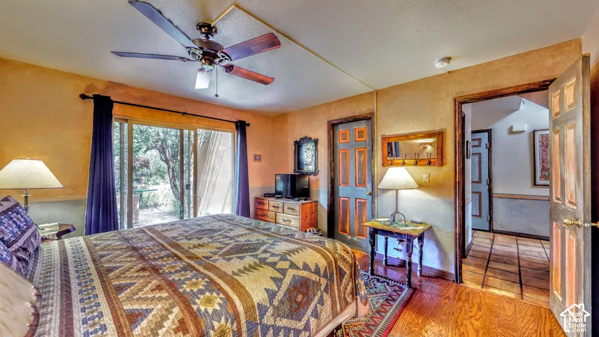 Hardwood-style flooring throughout