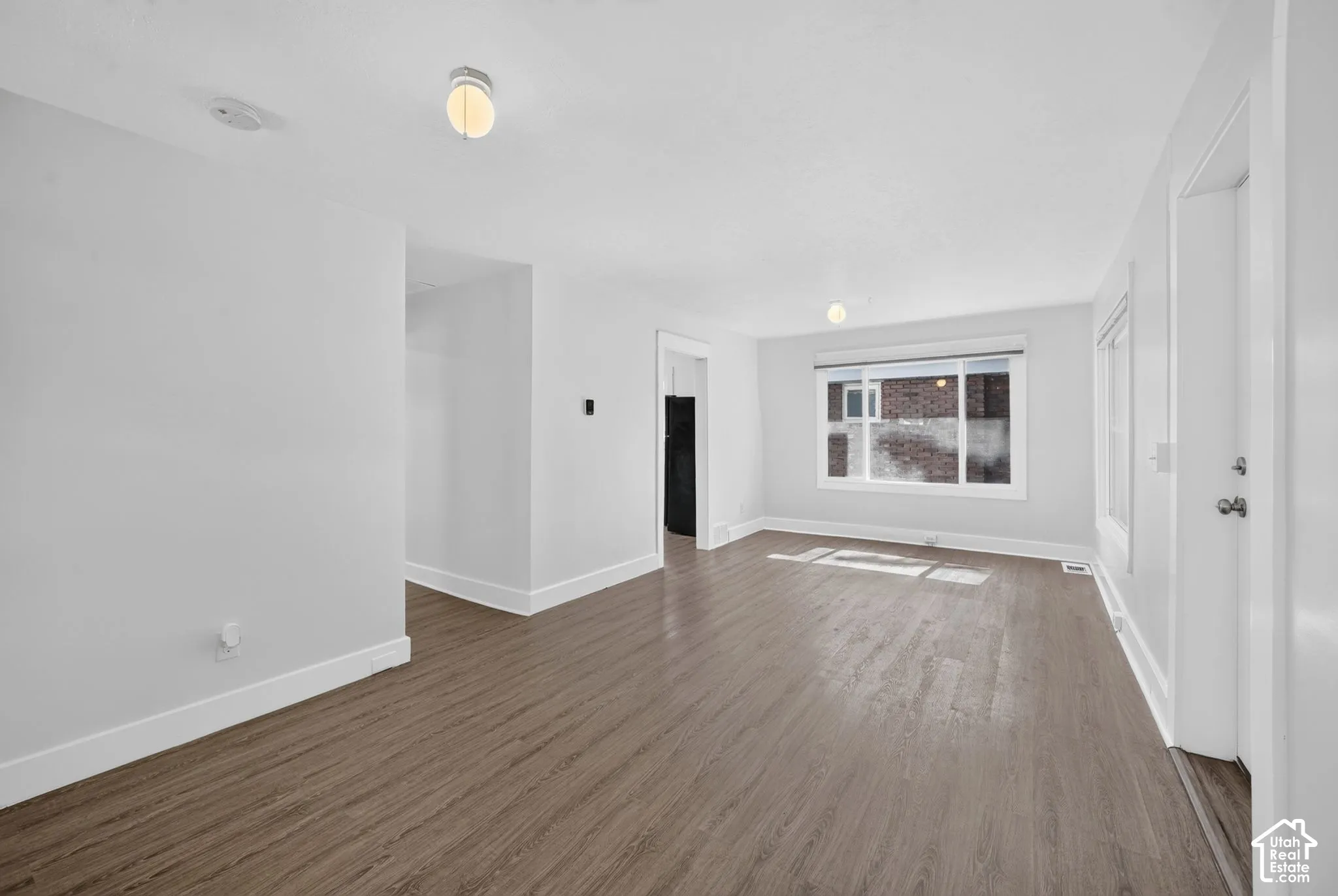 Living area with fresh paint