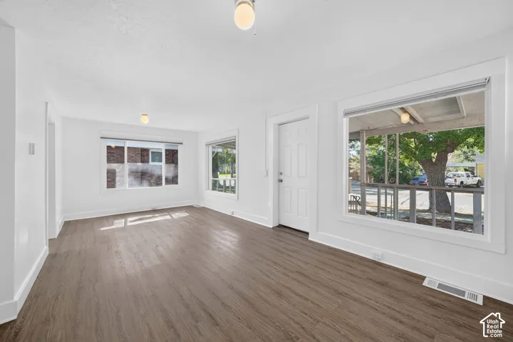 Living area with fresh paint