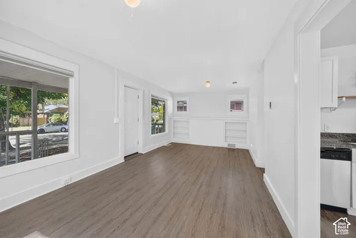 Living area with fresh paint