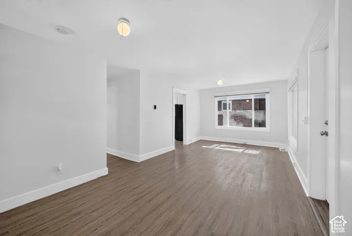 Living area with fresh paint