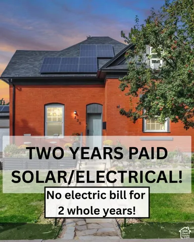 Property Disclosure. Outlining a two-year electrical utility credit for the property