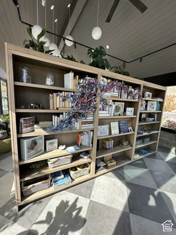Pictures of the cute library in the community I took with my iphone.