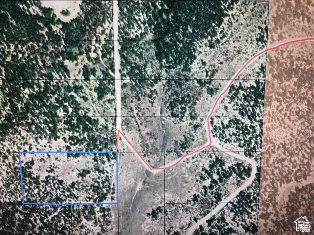 Aerial Map. Illustrating the property's boundaries and features