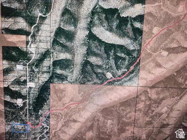 Survey Map. Displaying property boundaries and geographical features of the property