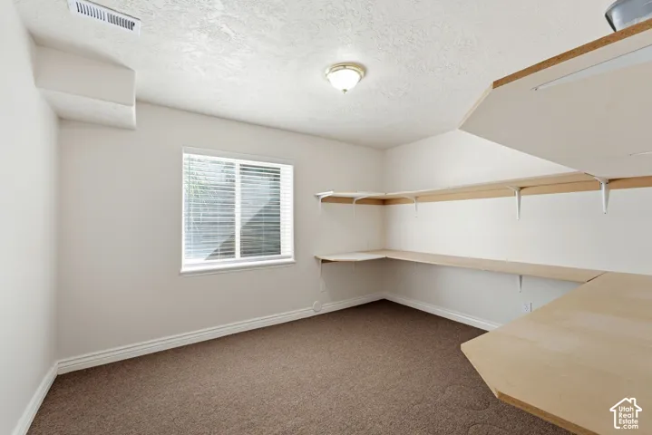Bedroom #5 - Basement. Set up for storage.