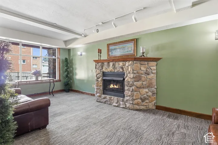 Communal Lounge Room with Fireplace