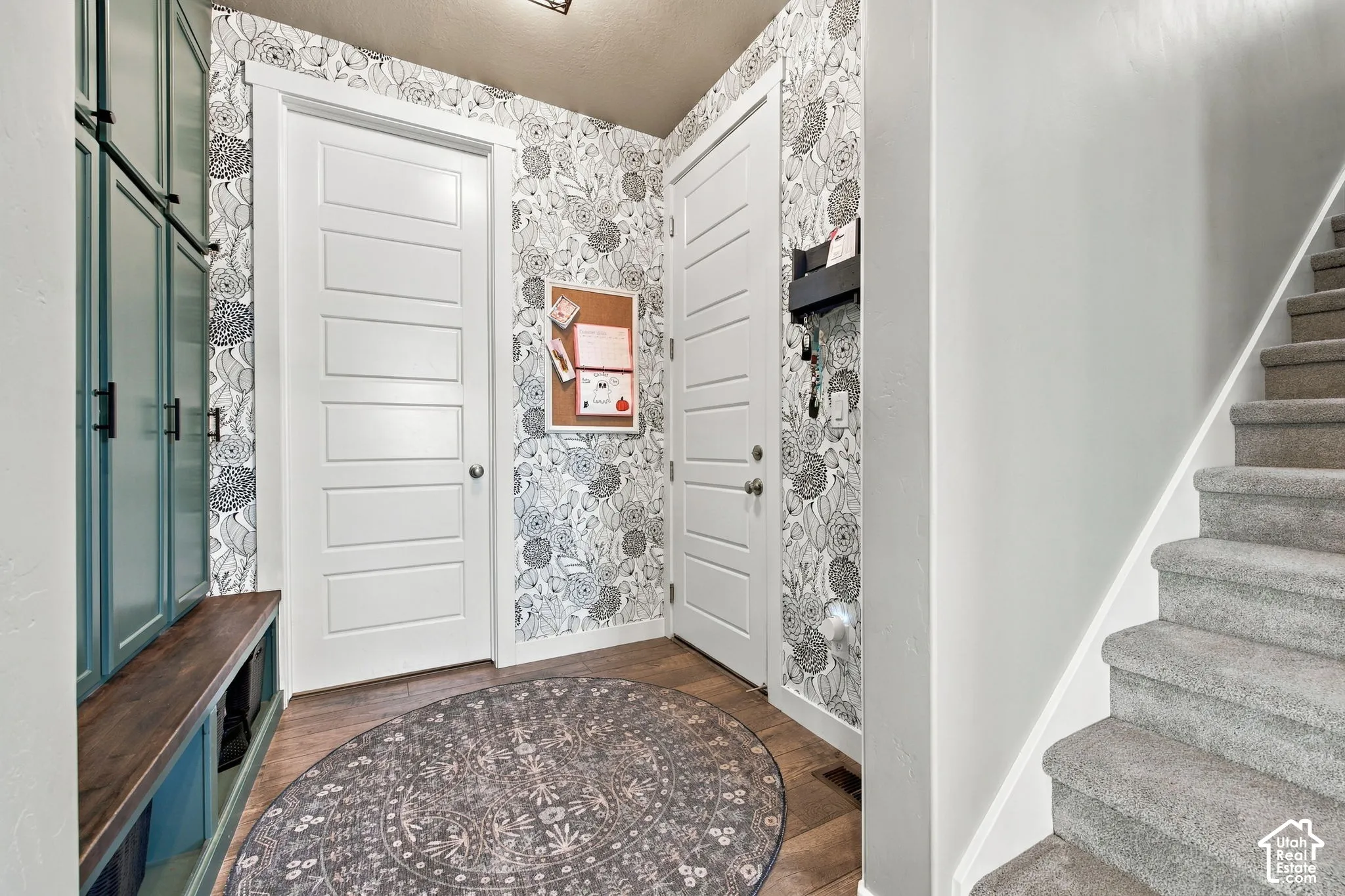 Garage entryway -