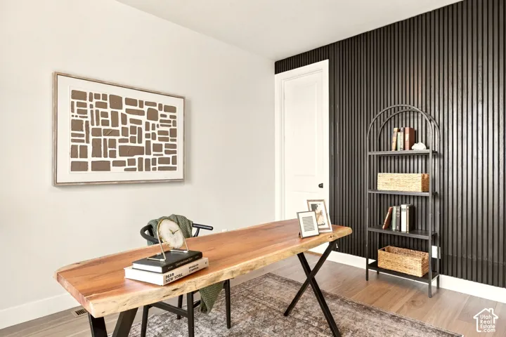Wood-finish flooring