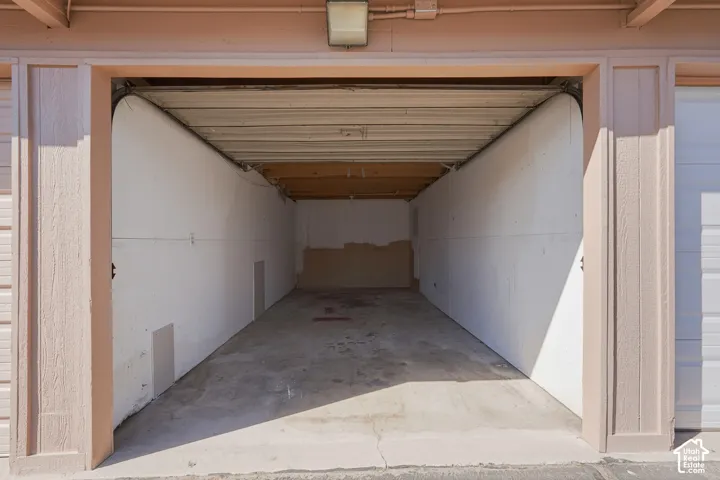 Private detached for one-car garage and/or additional storage space.