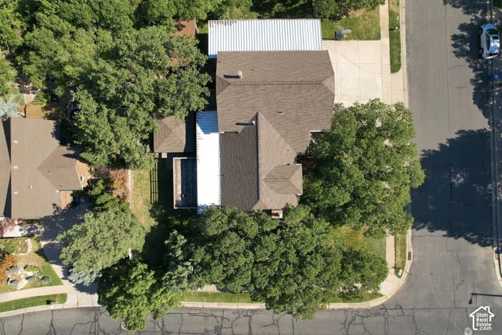 top of home and roof