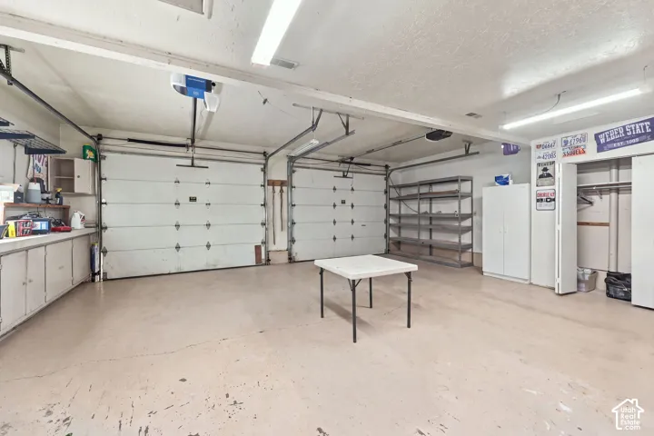 Two overhead garage doors with automatic openers