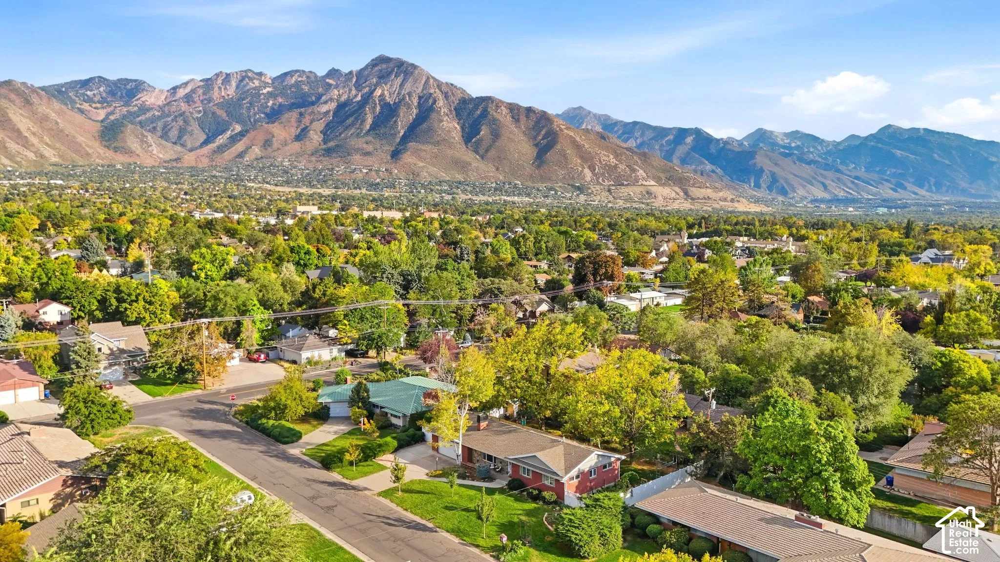 Close to canyon trailheads and recreation, with Mt. Olympus above the neighborhood.