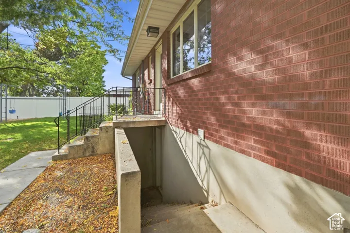 Separate walk-out basement entrance. Potential for a future ADU or apartment (add a kitchen).