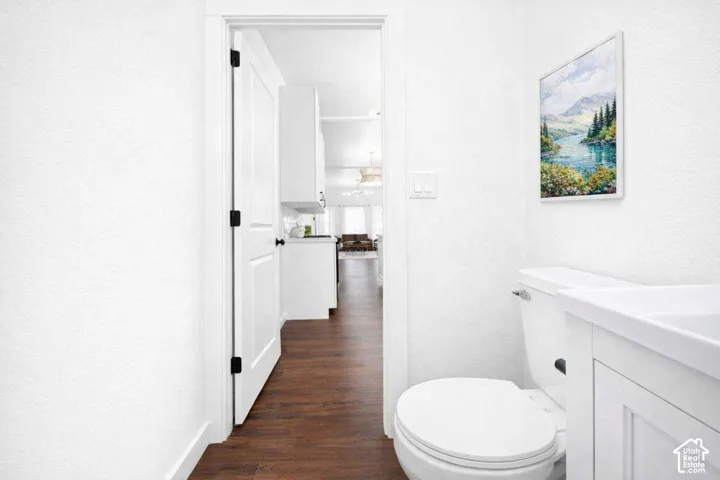 Guest bathroom on main offers luxury and convenience.