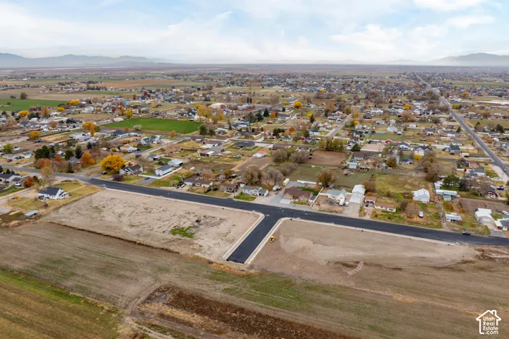 Newly paved street and cul-de-sac