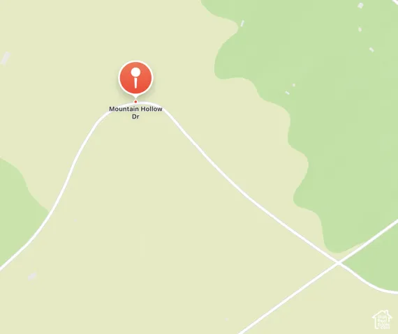 Location Map. Indicating the geographic placement of the property on Mountain Hollow Dr
