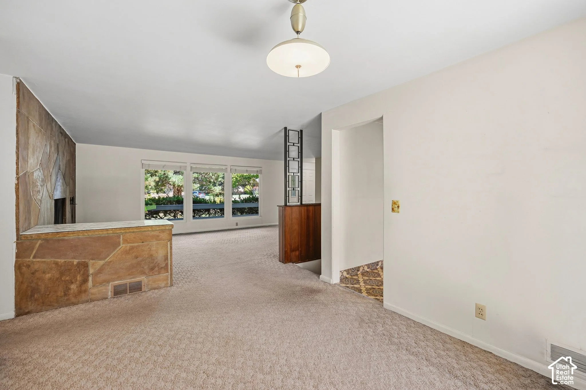 Dining and living area