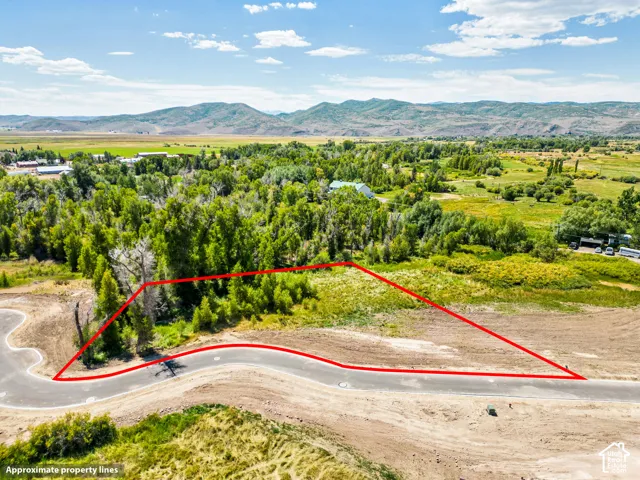 Expansive undeveloped lot featuring mature trees and mountain scenery