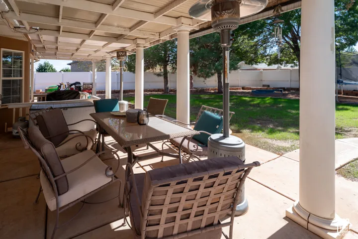 Covered patio