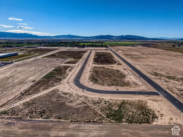 Developed land featuring paved roads and visible lot divisions