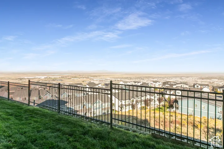 View off the back lower level covered patio.  Beautiful panoramic views.