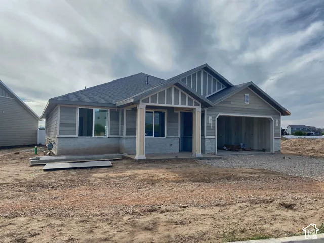 Exterior of home currently under construction
