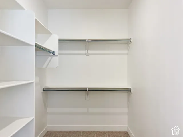 *COMPARABLE HOME, EXAMPLE OF LISTING AFTER COMPLETION. Built-in shelving and hanging rods