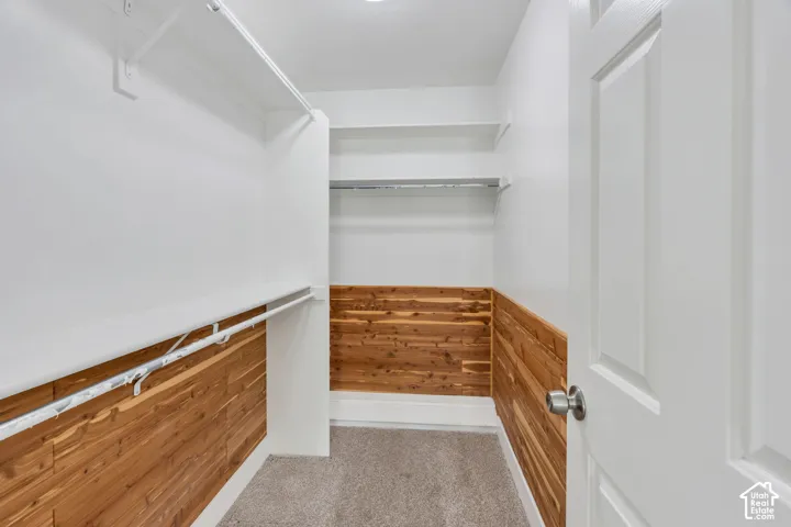 Primary walk in closet