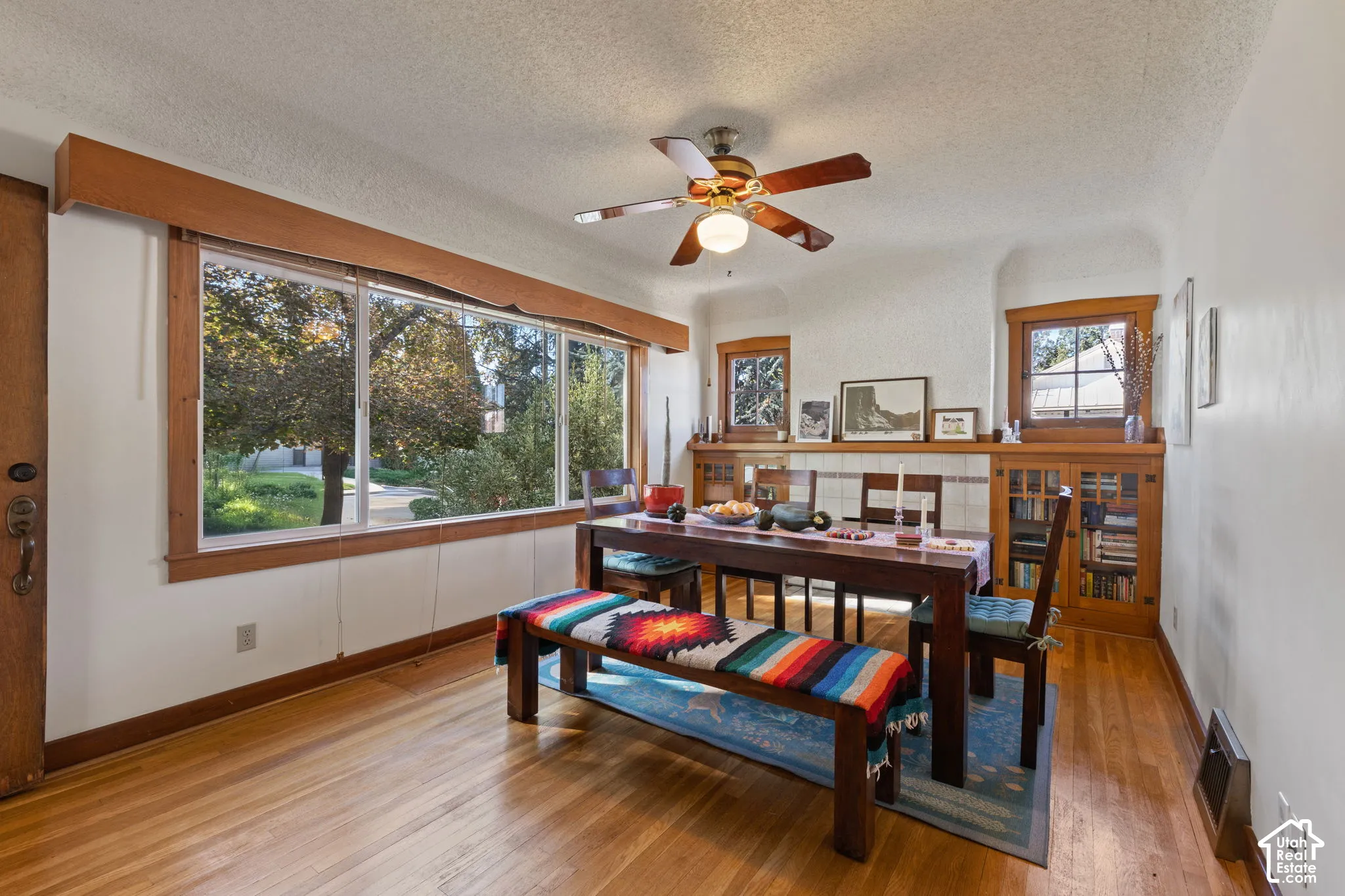 Hardwood flooring throughout