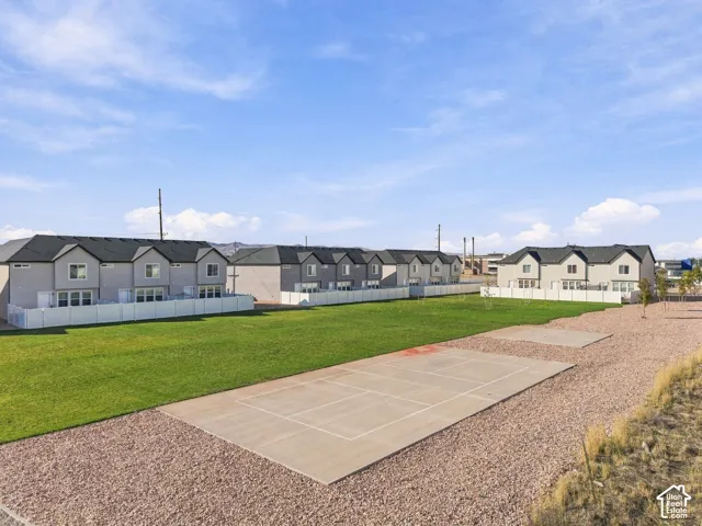 Expansive green space and Pickle ball court