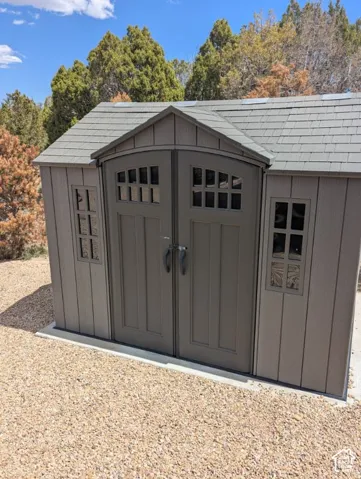 Outdoor shed