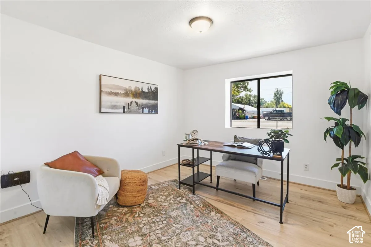 A main floor bedroom #2 could be an at-home office, craft room, workout room, or a bedroom.