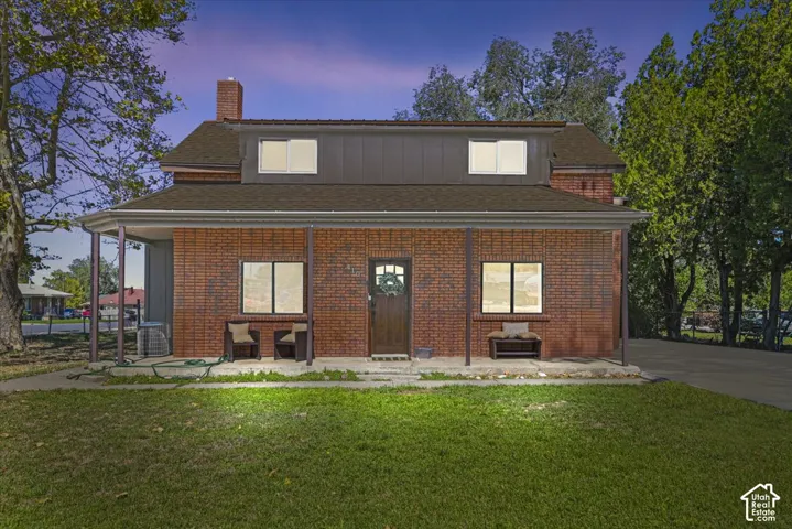Sit out front on the large front porch and relax.