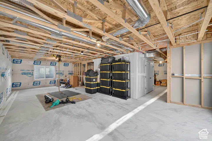 Unfinished basement