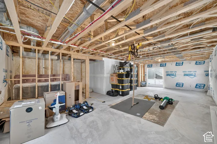 Unfinished basement