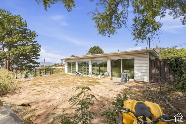 Rear Elevated Patio & Outdoor Area