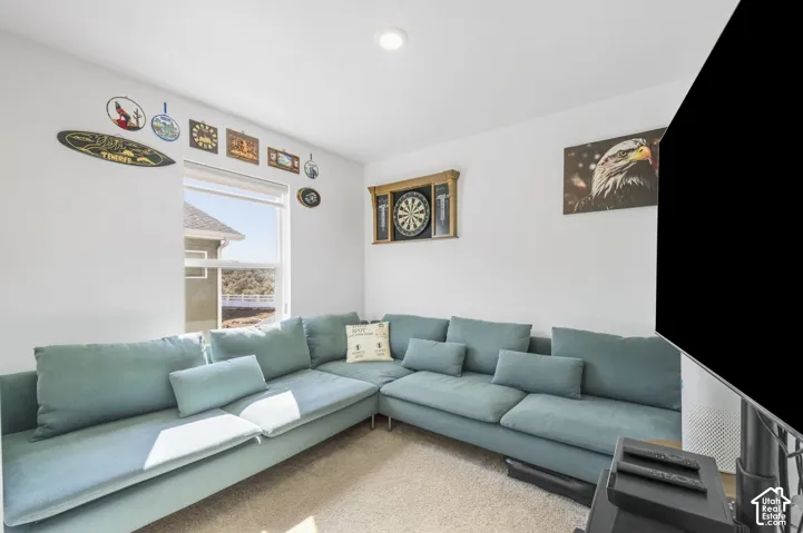 Media loft that can be a 4th bedroom
