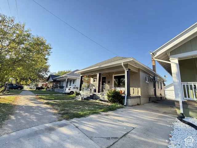 Covered front porch