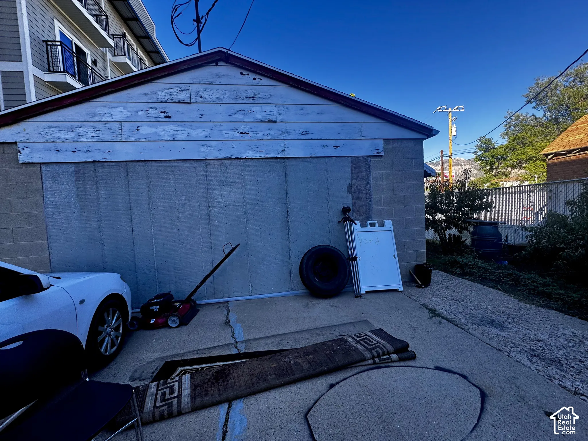 2 Garage / shop, that door could be reopened.