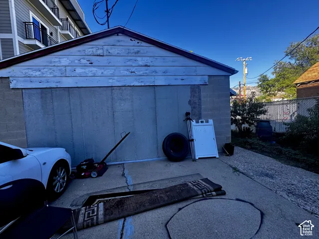 2 Garage / shop, that door could be reopened.
