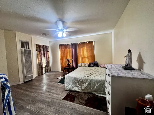 Bedroom # ONE, (no closet) with laminate flooring