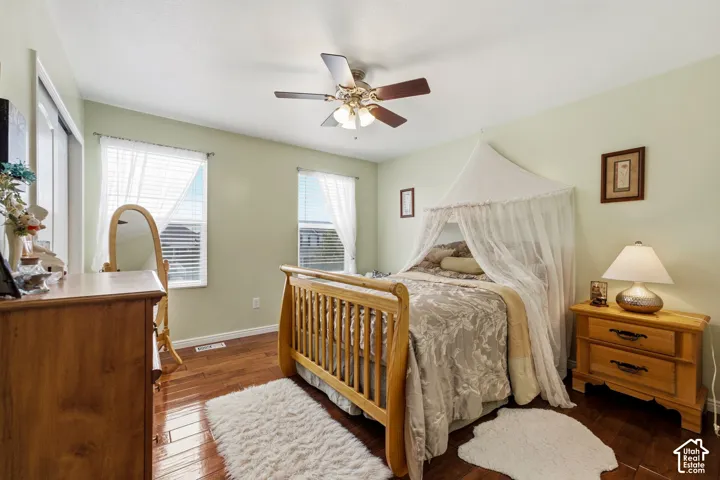 Hardwood-style flooring throughout