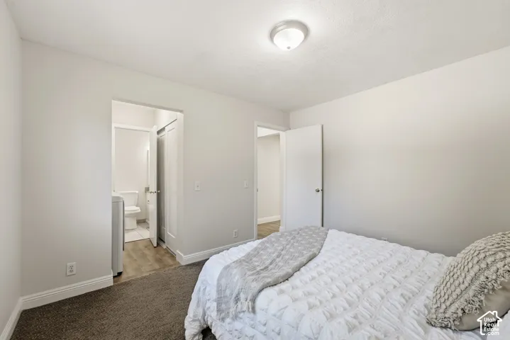 Carpeting and neutral wall tones
